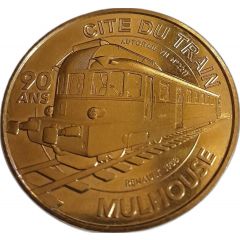 Jeton touristique - Monnaie de Paris - Mulhouse - 90 ans Cité du Train