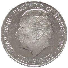 10 Pence - Charles III Queen Mary I