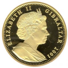 1 Crown - Elizabeth II 1838 Coronation of Queen Victoria, Gold clad Silver Proof