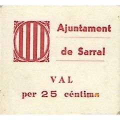 25 Céntimos Sarral