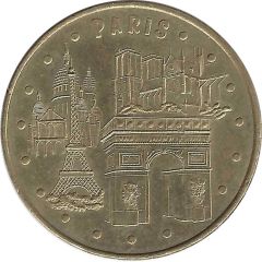Monnaie de Paris Tourist Token - Paris 4 monuments