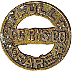 1 Full Fare - K.C. Rys. Co Kansas City, Missouri