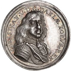 Medal - Christian V Jeton of European Princes