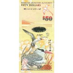 50 Dollars - Elizabeth II Tropic bird, red-billed