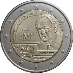 2 Euros European Monetary Institute (EMI)
