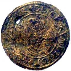 Counter Token Hans Schultes III, Portrait with turban