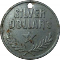 Game Token - Silver Dollar`s