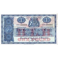 1 Pound British Linen Bank