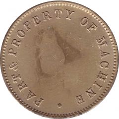 Amusement Token - Part and Property of Machine 30 mm
