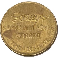 Token - Ripley’s Super Fun Zone Myrtle Beach, South Carolina