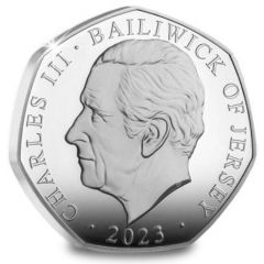 50 Pence - Charles III Father Christmas, Silver Proof