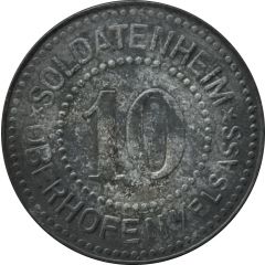 10 Pfennig - Oberhofen Soldatenheim