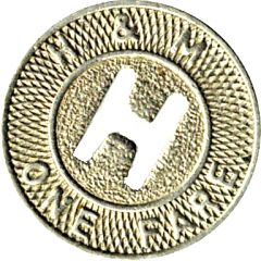1 Fare - H and M Hudson and Manhattan Railroad