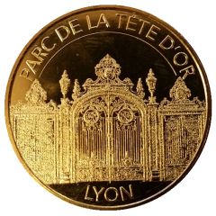 Tourist token - Monnaie de Paris - Lyon - Parc de la Tête d`Or La grille de la Porte des enfants du Rhône