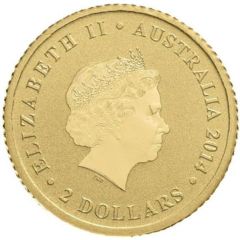 2 Dollars - Elizabeth II 4th Portrait - Mini Koala; Gold Bullion Coin