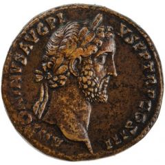 Sestertius - Antoninus Pius S C, Spes