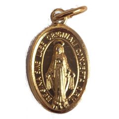 Miraculous Medal of Our Lady of Graces Aluminium, 20 × 12 mm