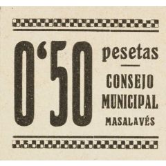 0.50 Pesetas Masalavés