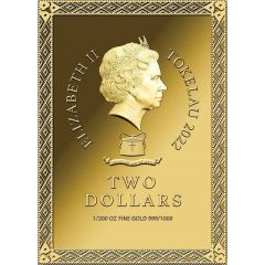 2 Dollars - Elizabeth II Red Cloud