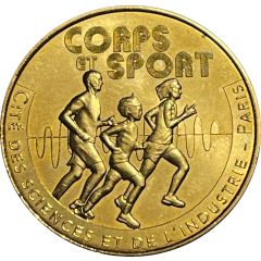 Monnaie de Paris Tourist Token - Cité des Sciences et de L`Industrie Corps et Sport