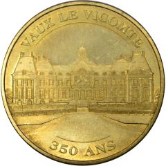 jeton touristique monnaie de paris MAINCY VAUX LE VICOMPTE 350 ANS