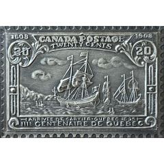 20 Cents - Canada Post Arrival of Cartier at Quebec