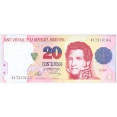 20 Pesos Convertibles de Curso Legal 1st issue