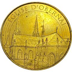 Tourist token - Monnaie de Paris - Eglise d`Obernai
