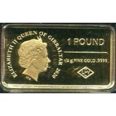 1 Pound - Elizabeth II UEFA Euro 2020 - France