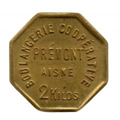 Boulangerie coopérative de Prémont - Bon pour 2 kg de pain