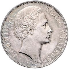 1 Vereinsthaler - Louis II