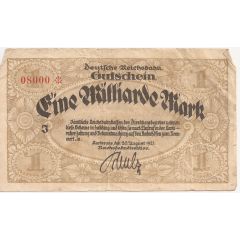 1 000 000 000 Mark Reichsbahndirektion