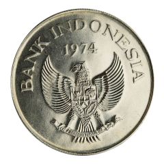 5000 Rupiah Orangutan, .500 silver