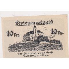 10 Pfennigs Amtskörperschaft Vaihingen an der Enz