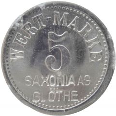 5 Pfennig - Glöthe Saxonia AG
