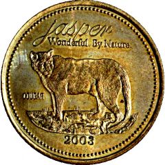 2 Souvenir Dollars - Jasper, Alberta