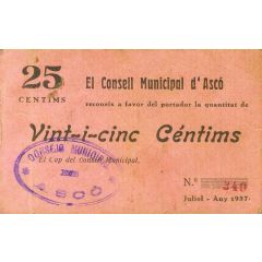25 Céntimos Ascó