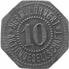 10 Pfennigs - Bromberg Herm. Löhnert Aktiengesellschaft