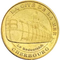 Monnaie de Paris Tourist Token - Cherbourg La Cité de la Mer - Le Redoutable