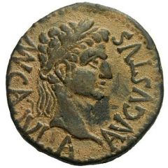 As - Augustus L BAEB PRISCO II VIR C GRAN BROC