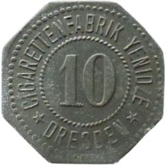 10 Pfennigs - Dresden Cigarettenfabrik Yenidze
