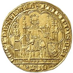 Gold Écu - Philip the Bold