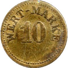 10 Pfennig Wert-Marke