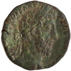Sestertius - Commodus P M TR P XII IMP VIII COS V P P S C, Roma and Victory