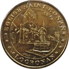 Monnaie de Paris Tourist Token - Locronan Eglise Saint-Ronan - XVe s