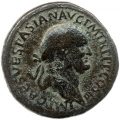 Sestertius - Vespasian PAX P ROMANI S C, Pax