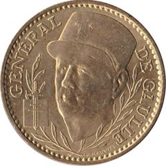 Token - Général de Gaulle Cinquantenaire de l’Appel du 18 juin