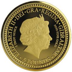 5 Pound - Elizabeth II Royal Arms of England