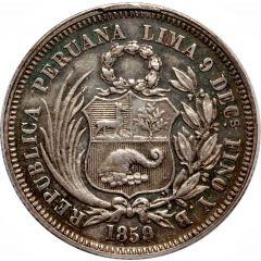 25 Centimos Transitional Coinage