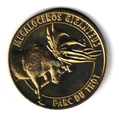 Monnaie de Paris Tourist Token - Thonac Parc du Thot - Megaloceros Giganteus